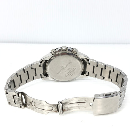 【中古品】【メンズ】 THE CLOCK HOUSE ザ･クロックハウス CHRONOGRAPH SOLAR WATCH MBC1003 クロノグラフ ソーラー 腕時計 197-261030-rt-25-tagh カラー：シルバー/ホワイト 万代Net店