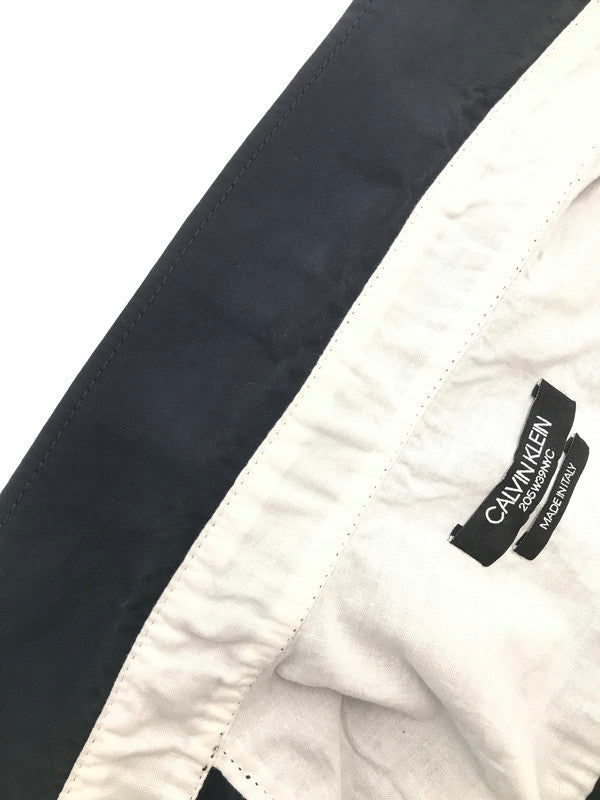 【中古品】【メンズ】 CALVIN KLEIN WESTERN SHIRT 205W39NYC RAF期 ウエスタン シャツ 長袖シャツ トップス 141-260803-ki-09-tagh サイズ：US38 カラー：ネイビー 万代Net店