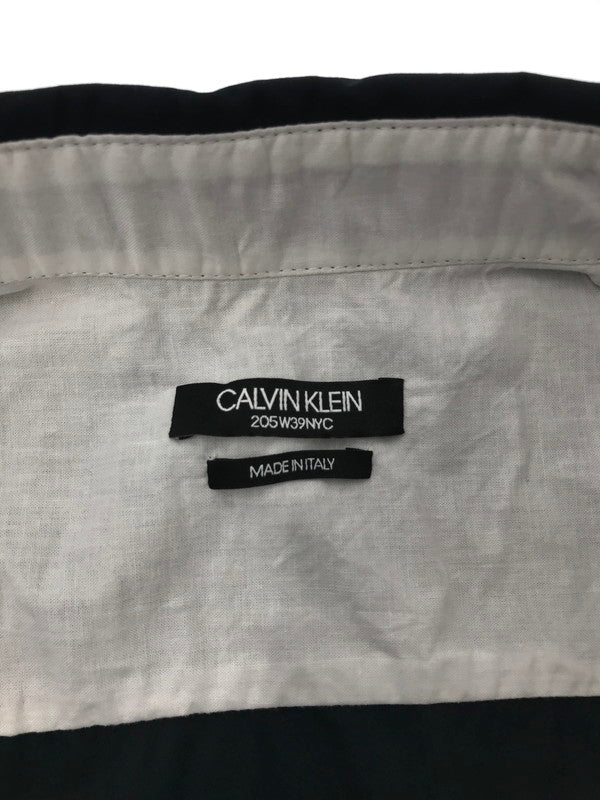 【中古品】【メンズ】 CALVIN KLEIN WESTERN SHIRT 205W39NYC RAF期 ウエスタン シャツ 長袖シャツ トップス 141-260803-ki-09-tagh サイズ：US38 カラー：ネイビー 万代Net店
