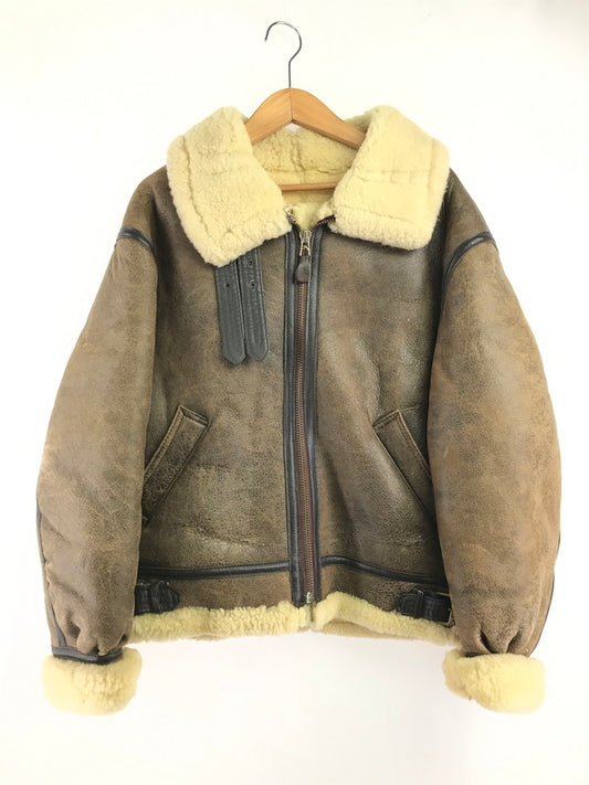 【中古品】【メンズ】 AVIREX アヴィレックス B-3 TYPE SHEEPSKIN FLIGHT JACKET シープスキン フライト ジャケット アウター 145-260729-rt-38-tagh サイズ：40 カラー：ブラウン 万代Net店