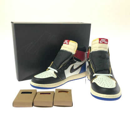 【中古美品】【メンズ】 NIKE ナイキ × FRAGMENT DESIGN フラグメント デザイン × UNION ユニオン AIR JORDAN 1 HIGH OG BLACK VARSITY RED IO7847-002 靴 160-260730-rt-11-tagh サイズ：27cm US9 カラー：BLACK/WHITE-VARSITYRED 万代Net店