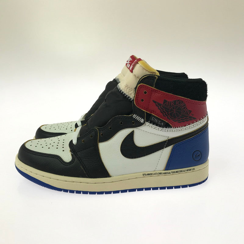 【中古美品】【メンズ】 NIKE ナイキ × FRAGMENT DESIGN フラグメント デザイン × UNION ユニオン AIR JORDAN 1 HIGH OG BLACK VARSITY RED IO7847-002 靴 160-260730-rt-11-tagh サイズ：27cm US9 カラー：BLACK/WHITE-VARSITYRED 万代Net店
