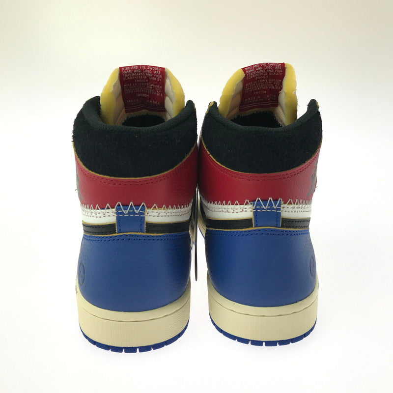 【中古美品】【メンズ】 NIKE ナイキ × FRAGMENT DESIGN フラグメント デザイン × UNION ユニオン AIR JORDAN 1 HIGH OG BLACK VARSITY RED IO7847-002 靴 160-260730-rt-11-tagh サイズ：27cm US9 カラー：BLACK/WHITE-VARSITYRED 万代Net店