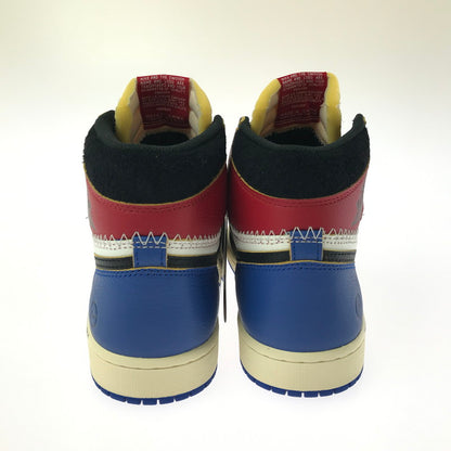 【中古美品】【メンズ】 NIKE ナイキ × FRAGMENT DESIGN フラグメント デザイン × UNION ユニオン AIR JORDAN 1 HIGH OG BLACK VARSITY RED IO7847-002 靴 160-260730-rt-11-tagh サイズ：27cm US9 カラー：BLACK/WHITE-VARSITYRED 万代Net店