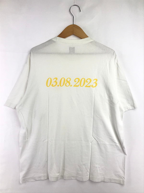 【現状渡し品】【メンズ】 GIRLS DON'T CRY ガールズ ドント クライ × HUMAN MADE ヒューマン メイド MIMOSA DAILY SHORT SLEEVE TEE ミモサ ダイアリー Tシャツ 142-260726-rt-04-tagh サイズ：XL カラー：ホワイト 万代Net店