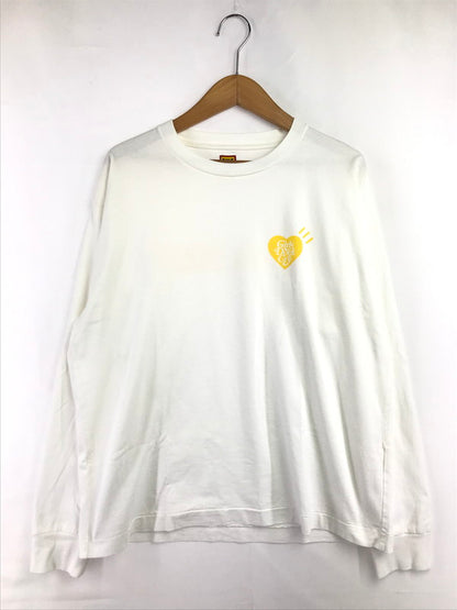 【中古品】【メンズ】 GIRLS DON'T CRY ガールズ ドント クライ × HUMAN MADE ヒューマン メイド MIMOSA DAILY LONG SLEEVE TEE ミモサ ロングスリーブ Tシャツ 142-260726-rt-03-tagh サイズ：XL カラー：ホワイト 万代Net店
