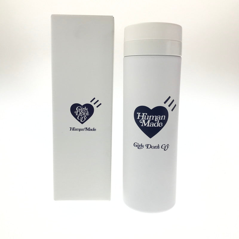 【中古品】【メンズ】 HUMAN MADE ヒューマンメイド × GIRLS DON'T CRY ガールズドントクライ GDC WHITE DAY THERMO STAINLESS BOTTLE サーモステンレスボトル 208-260802-hi-17-tagh カラー：ホワイト 万代Net店