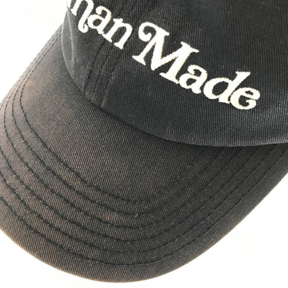 【中古品】【メンズ】 HUMAN MADE ヒューマンメイド × GIRLS DON'T CRY ガールズドントクライ LOGO 6 PANEL CAP ロゴ 6パネルキャップ 帽子 188-260802-hi-11-tagh サイズ：F カラー：ネイビー 万代Net店