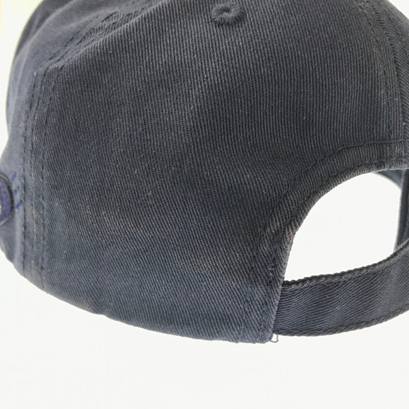 【中古品】【メンズ】 HUMAN MADE ヒューマンメイド × GIRLS DON'T CRY ガールズドントクライ LOGO 6 PANEL CAP ロゴ 6パネルキャップ 帽子 188-260802-hi-11-tagh サイズ：F カラー：ネイビー 万代Net店