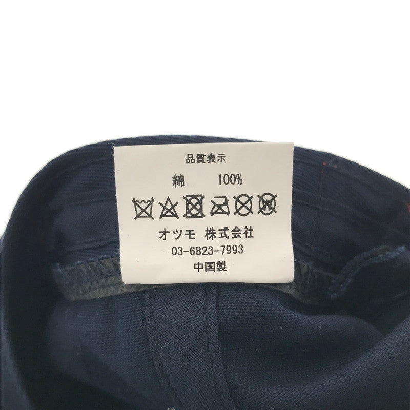 【中古品】【メンズ】 HUMAN MADE ヒューマンメイド × GIRLS DON'T CRY ガールズドントクライ LOGO 6 PANEL CAP ロゴ 6パネルキャップ 帽子 188-260802-hi-11-tagh サイズ：F カラー：ネイビー 万代Net店