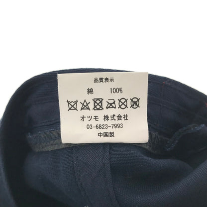 【中古品】【メンズ】 HUMAN MADE ヒューマンメイド × GIRLS DON'T CRY ガールズドントクライ LOGO 6 PANEL CAP ロゴ 6パネルキャップ 帽子 188-260802-hi-11-tagh サイズ：F カラー：ネイビー 万代Net店