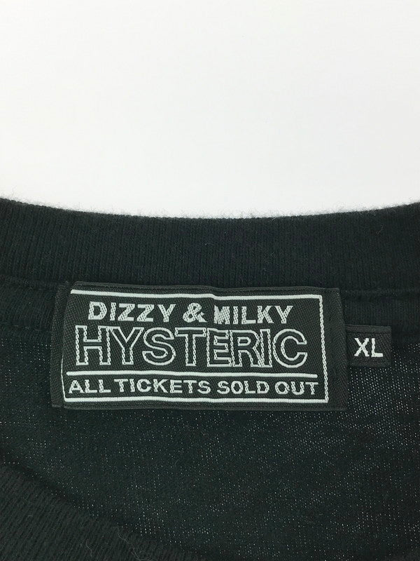 【中古品】【メンズ】 HYSTERIC GLAMOUR ヒステリックグラマー PROPERTY OF HYSTERIC TEE 02261CT62 ショートスリーブ Tシャツ トップス 140-260726-rt-01-tagh サイズ：XL カラー：ブラック 万代Net店