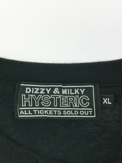 【中古品】【メンズ】 HYSTERIC GLAMOUR ヒステリックグラマー PROPERTY OF HYSTERIC TEE 02261CT62 ショートスリーブ Tシャツ トップス 140-260726-rt-01-tagh サイズ：XL カラー：ブラック 万代Net店