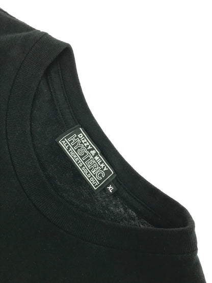 【中古品】【メンズ】 HYSTERIC GLAMOUR ヒステリックグラマー PROPERTY OF HYSTERIC TEE 02261CT62 ショートスリーブ Tシャツ トップス 140-260726-rt-01-tagh サイズ：XL カラー：ブラック 万代Net店