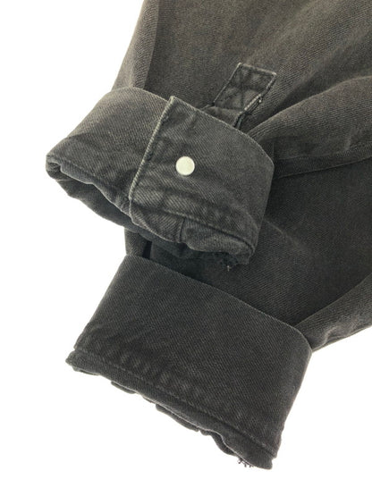 【中古品】【メンズ】 INTODUSK イントゥダスク TRUCKER DENIM JACKET BLACK トラッカー デニム ジャケット Gジャン ライトアウター 141-260726-rt-25-tagh サイズ：M カラー：ブラック 万代Net店