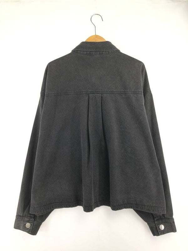 【中古品】【メンズ】 INTODUSK イントゥダスク TRUCKER DENIM JACKET BLACK トラッカー デニム ジャケット Gジャン ライトアウター 141-260726-rt-25-tagh サイズ：M カラー：ブラック 万代Net店