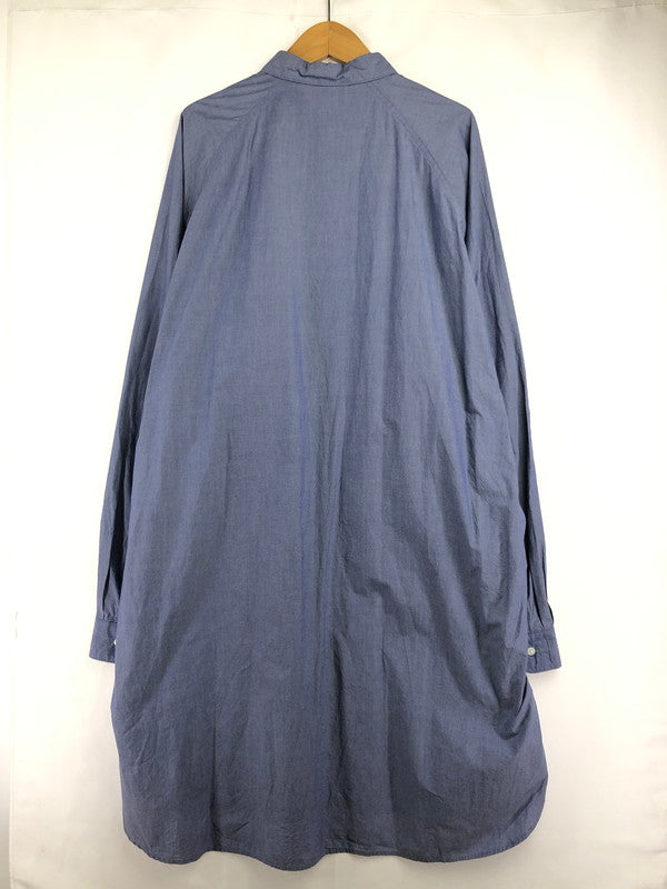【中古品】【メンズ】 SILLAGE シラージ L/S PULLOVER LONG SHIRT LIGHT BLUE ロングスリーブ プルオーバー ロング シャツ トップス 140-260726-rt-21-tagh サイズ：F カラー：ブルー 万代Net店