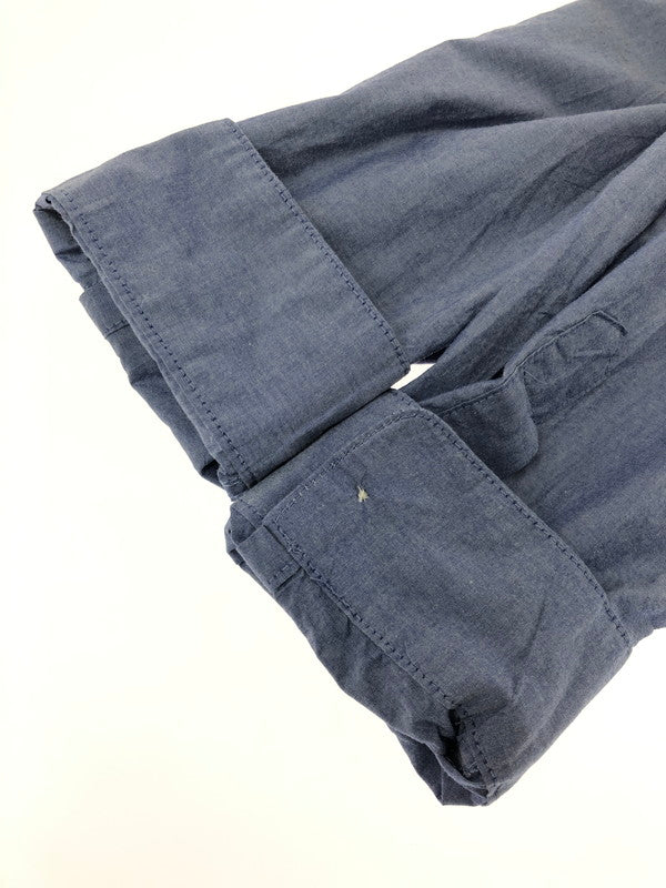 【中古品】【メンズ】 SILLAGE シラージ L/S PULLOVER LONG SHIRT LIGHT BLUE ロングスリーブ プルオーバー ロング シャツ トップス 140-260726-rt-21-tagh サイズ：F カラー：ブルー 万代Net店