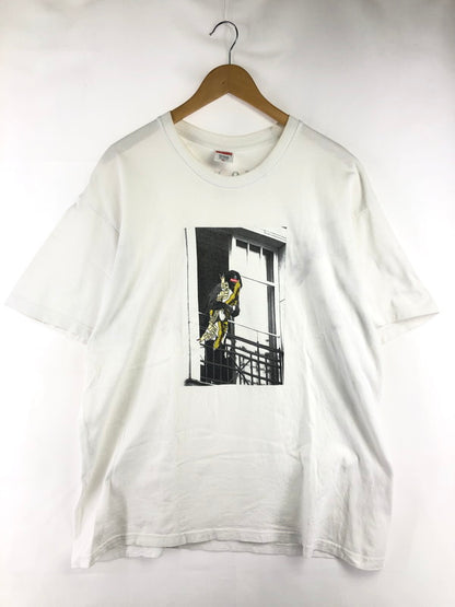 【中古品】【メンズ】 SUPREME シュプリーム ×ANTIHERO アンタイヒーロー コラボ 20AW BALCONY TEE バルコニーTシャツ プリント 半袖 Tシャツ カットソー 149-260802-hi-02-tagh サイズ：XL カラー：ホワイト 万代Net店