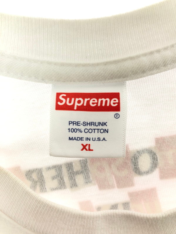 【中古品】【メンズ】 SUPREME シュプリーム ×ANTIHERO アンタイヒーロー コラボ 20AW BALCONY TEE バルコニーTシャツ プリント 半袖 Tシャツ カットソー 149-260802-hi-02-tagh サイズ：XL カラー：ホワイト 万代Net店