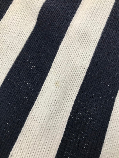【中古品】【メンズ】 TOMMY HILFIGER トミー ヒルフィガー 90's MULTI STRIPE COTTON KNIT マルチ ストライプ コットン ニット 146-260726-rt-18-tagh サイズ：XL カラー：グリーン 万代Net店