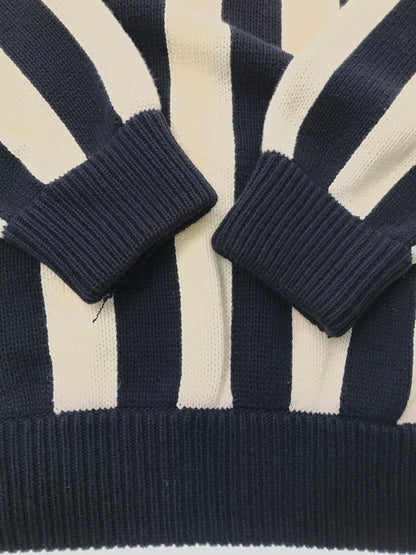 【中古品】【メンズ】 TOMMY HILFIGER トミー ヒルフィガー 90's MULTI STRIPE COTTON KNIT マルチ ストライプ コットン ニット 146-260726-rt-18-tagh サイズ：XL カラー：グリーン 万代Net店