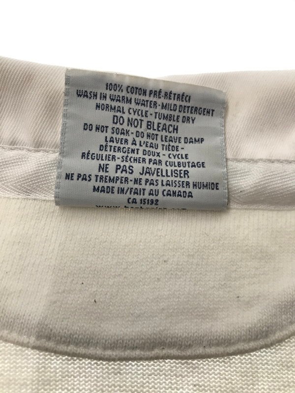 【中古品】【メンズ】 BARBARIAN バーバリアン MTE BODER RUGBY LS SHIRT WHITE NAVY ラグビー ロングスリーブ シャツ トップス 146-260726-rt-16-tagh サイズ：XL カラー：ホワイト/ネイビー 万代Net店