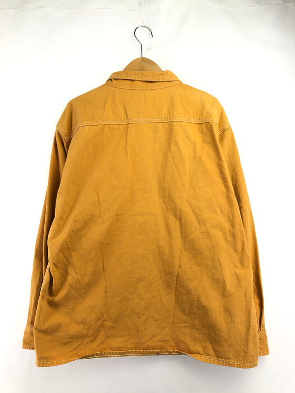 【中古品】【メンズ】 XLARGE エクストラ ラージ STITCH WORK SHIRT YELLOW 01194402 ワーク シャツ 長袖シャツ トップス 142-260726-rt-22-tagh サイズ：XL カラー：オレンジ 万代Net店