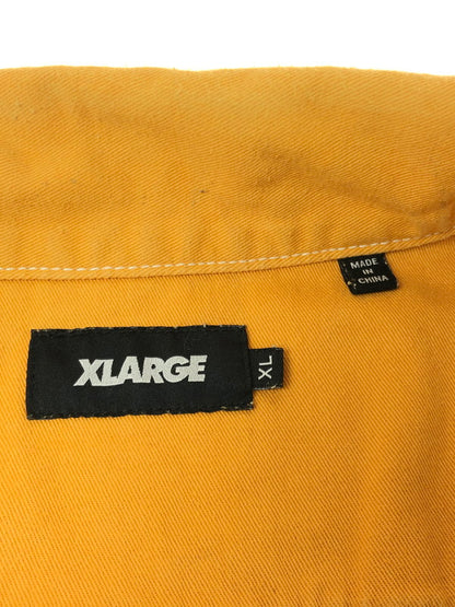 【中古品】【メンズ】 XLARGE エクストラ ラージ STITCH WORK SHIRT YELLOW 01194402 ワーク シャツ 長袖シャツ トップス 142-260726-rt-22-tagh サイズ：XL カラー：オレンジ 万代Net店