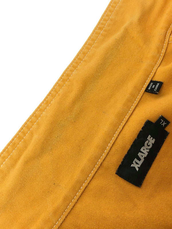 【中古品】【メンズ】 XLARGE エクストラ ラージ STITCH WORK SHIRT YELLOW 01194402 ワーク シャツ 長袖シャツ トップス 142-260726-rt-22-tagh サイズ：XL カラー：オレンジ 万代Net店