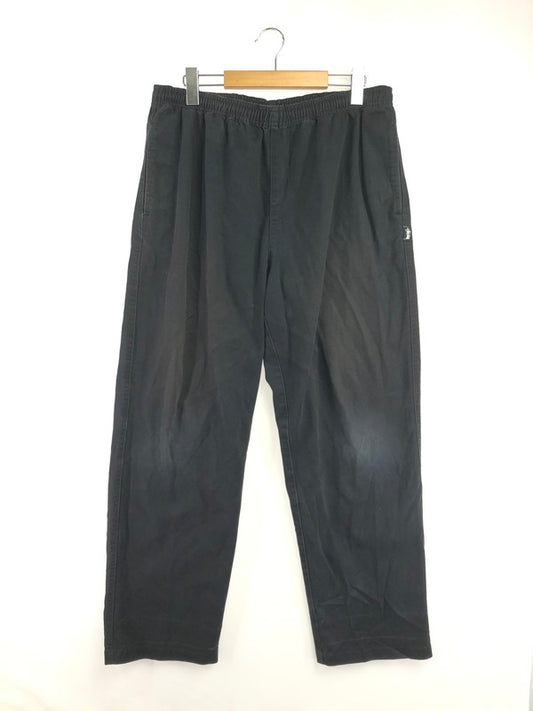 【現状渡し品】【メンズ】 STUSSY ステューシー BRUSHED BEACH PANT 116423 ブラッシュド ビーチ パンツ ボトムス 153-260729-rt-12-tagh サイズ：L カラー：ブラック 万代Net店
