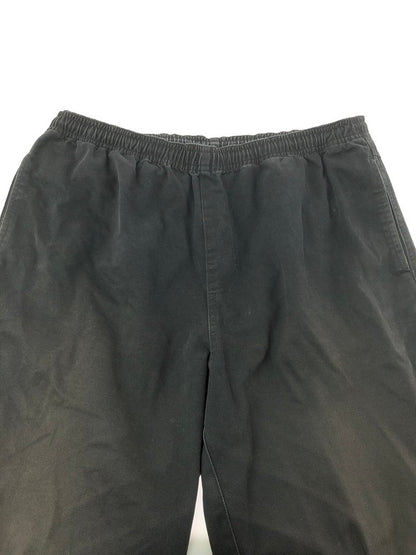 【現状渡し品】【メンズ】 STUSSY ステューシー BRUSHED BEACH PANT 116423 ブラッシュド ビーチ パンツ ボトムス 153-260729-rt-12-tagh サイズ：L カラー：ブラック 万代Net店