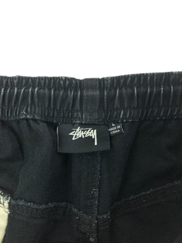 【現状渡し品】【メンズ】 STUSSY ステューシー BRUSHED BEACH PANT 116423 ブラッシュド ビーチ パンツ ボトムス 153-260729-rt-12-tagh サイズ：L カラー：ブラック 万代Net店