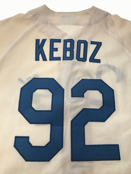 【中古品】【メンズ】 KEBOZ ケボス CLASSIC BASEBALL SHIRT ASAHIKAWA クラシック ベースボール シャツ トップス 142-260726-rt-14-tagh サイズ：L カラー：ベージュ 万代Net店