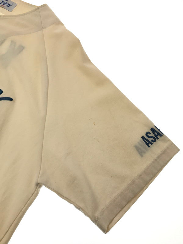 【中古品】【メンズ】 KEBOZ ケボス CLASSIC BASEBALL SHIRT ASAHIKAWA クラシック ベースボール シャツ トップス 142-260726-rt-14-tagh サイズ：L カラー：ベージュ 万代Net店