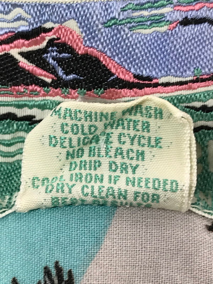 【中古品】【メンズ】 REYN SPOONER レイン スプーナー 80～90's FISH ALOHA SS SHIRT 80～90年代 アロハ ショートスリーブ シャツ トップス 146-260726-rt-10-tagh サイズ：XL カラー：ブラック系 万代Net店