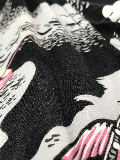 【中古品】【メンズ】 REYN SPOONER レイン スプーナー 80～90's FISH ALOHA SS SHIRT 80～90年代 アロハ ショートスリーブ シャツ トップス 146-260726-rt-10-tagh サイズ：XL カラー：ブラック系 万代Net店