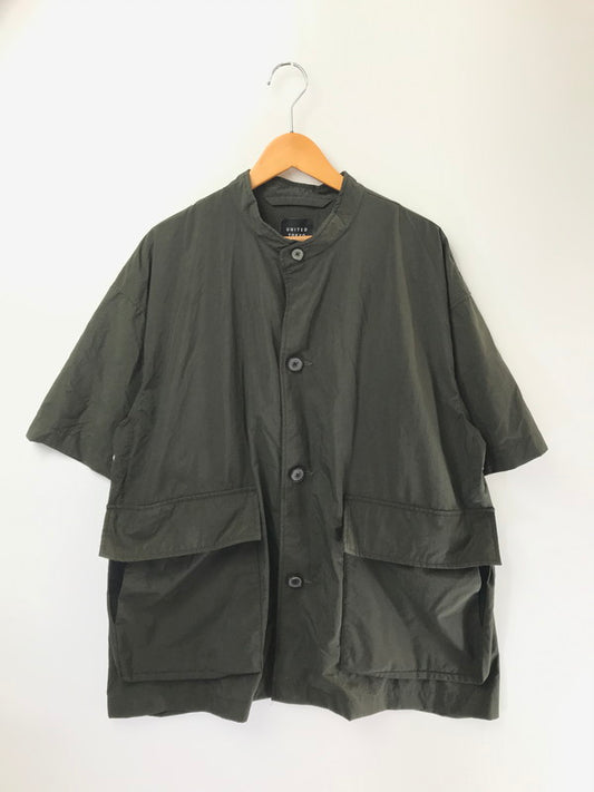 【中古品】【メンズ】 UNITED TOKYO ユナイテッド トウキョウ SHORT MODS SHIRT 131302007 ショート モッズ シャツ 147-260726-rt-15-tagh サイズ：2 カラー：カーキ 万代Net店