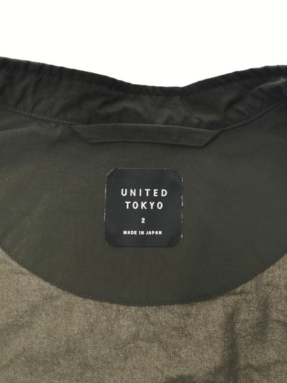 【中古品】【メンズ】 UNITED TOKYO ユナイテッド トウキョウ SHORT MODS SHIRT 131302007 ショート モッズ シャツ 147-260726-rt-15-tagh サイズ：2 カラー：カーキ 万代Net店