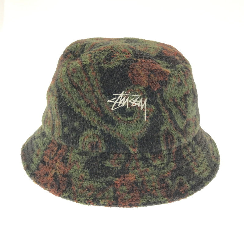 【中古品】【メンズ】 STUSSY ステューシー PSYCHEDELIC DEEP BUCKET HAT 1321069 サイケデリック ディープ バケットハット 帽子 185-260802-hi-13-tagh サイズ：S/M カラー：マルチカラー 万代Net店