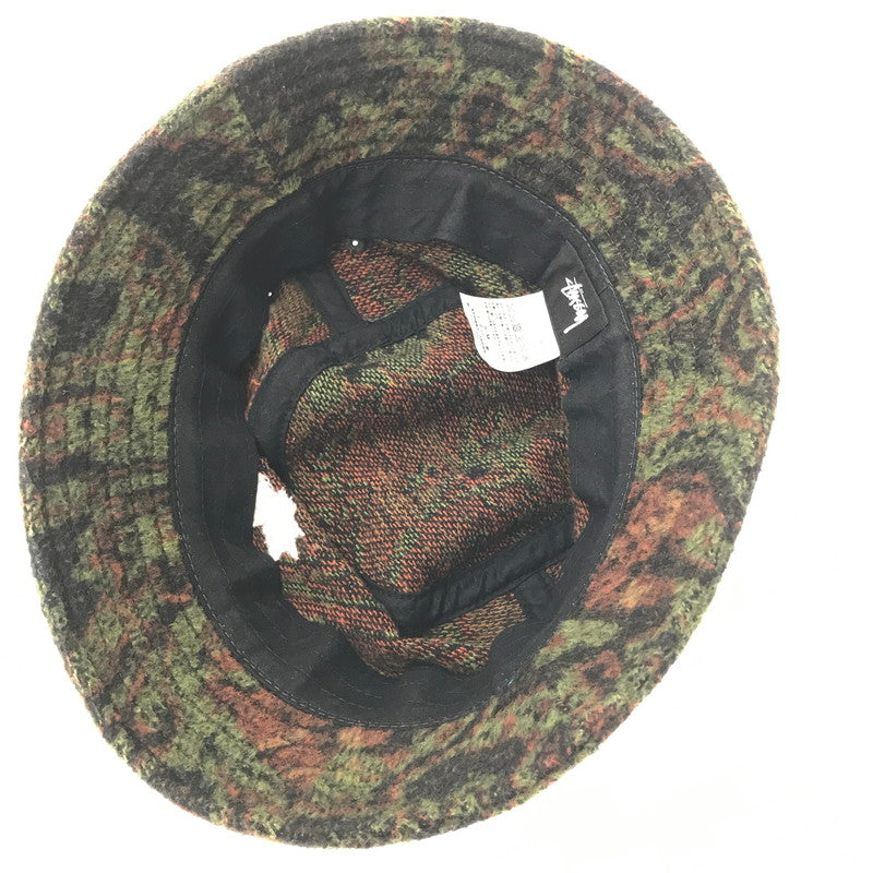 【中古品】【メンズ】 STUSSY ステューシー PSYCHEDELIC DEEP BUCKET HAT 1321069 サイケデリック ディープ バケットハット 帽子 185-260802-hi-13-tagh サイズ：S/M カラー：マルチカラー 万代Net店