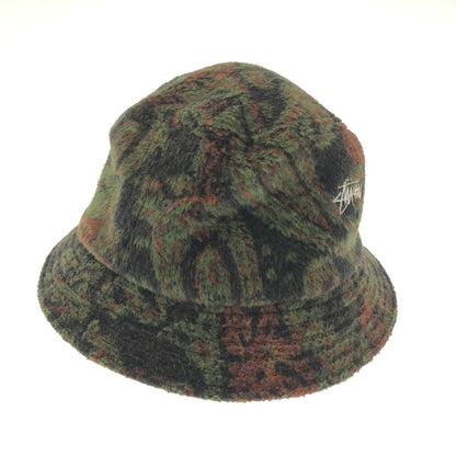 【中古品】【メンズ】 STUSSY ステューシー PSYCHEDELIC DEEP BUCKET HAT 1321069 サイケデリック ディープ バケットハット 帽子 185-260802-hi-13-tagh サイズ：S/M カラー：マルチカラー 万代Net店