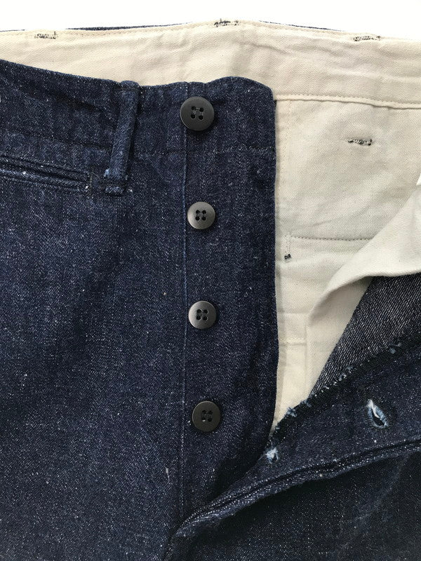 【中古品】【メンズ】 WAREHOUSE ウエア ハウス DUCK DIGGER U.S.NAVY DENIM TROUSERS PANTS ダッグ ディガー デニム トラウザー ジーンズ 日本製 ボトムス 153-260729-rt-26-tagh サイズ：31 カラー：インディゴ 万代Net店