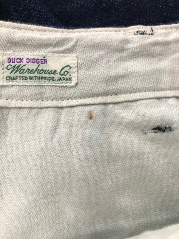 【中古品】【メンズ】 WAREHOUSE ウエア ハウス DUCK DIGGER U.S.NAVY DENIM TROUSERS PANTS ダッグ ディガー デニム トラウザー ジーンズ 日本製 ボトムス 153-260729-rt-26-tagh サイズ：31 カラー：インディゴ 万代Net店