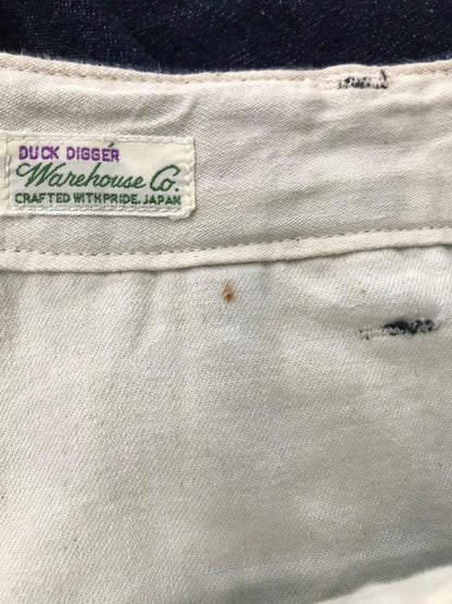 【中古品】【メンズ】 WAREHOUSE ウエア ハウス DUCK DIGGER U.S.NAVY DENIM TROUSERS PANTS ダッグ ディガー デニム トラウザー ジーンズ 日本製 ボトムス 153-260729-rt-26-tagh サイズ：31 カラー：インディゴ 万代Net店
