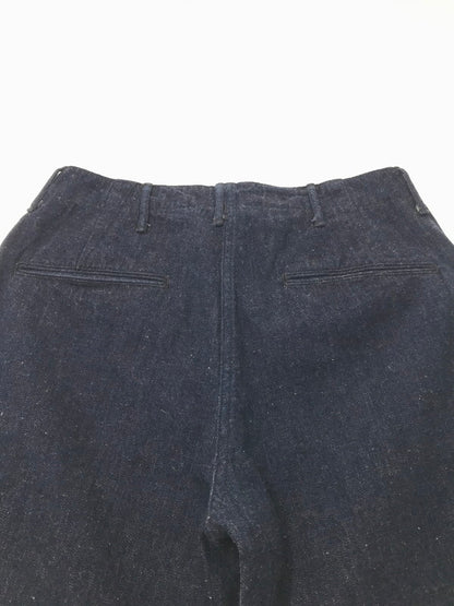 【中古品】【メンズ】 WAREHOUSE ウエア ハウス DUCK DIGGER U.S.NAVY DENIM TROUSERS PANTS ダッグ ディガー デニム トラウザー ジーンズ 日本製 ボトムス 153-260729-rt-26-tagh サイズ：31 カラー：インディゴ 万代Net店