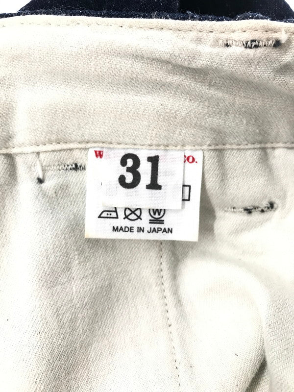 【中古品】【メンズ】 WAREHOUSE ウエア ハウス DUCK DIGGER U.S.NAVY DENIM TROUSERS PANTS ダッグ ディガー デニム トラウザー ジーンズ 日本製 ボトムス 153-260729-rt-26-tagh サイズ：31 カラー：インディゴ 万代Net店