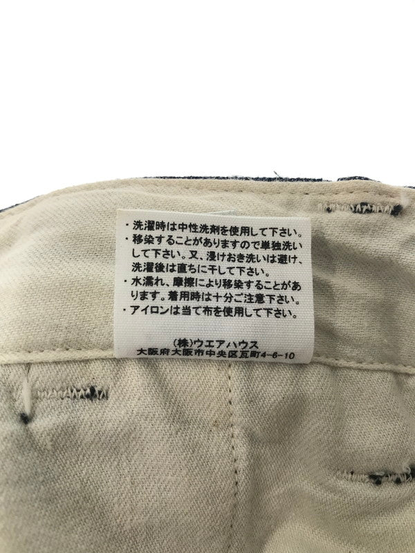 【中古品】【メンズ】 WAREHOUSE ウエア ハウス DUCK DIGGER U.S.NAVY DENIM TROUSERS PANTS ダッグ ディガー デニム トラウザー ジーンズ 日本製 ボトムス 153-260729-rt-26-tagh サイズ：31 カラー：インディゴ 万代Net店