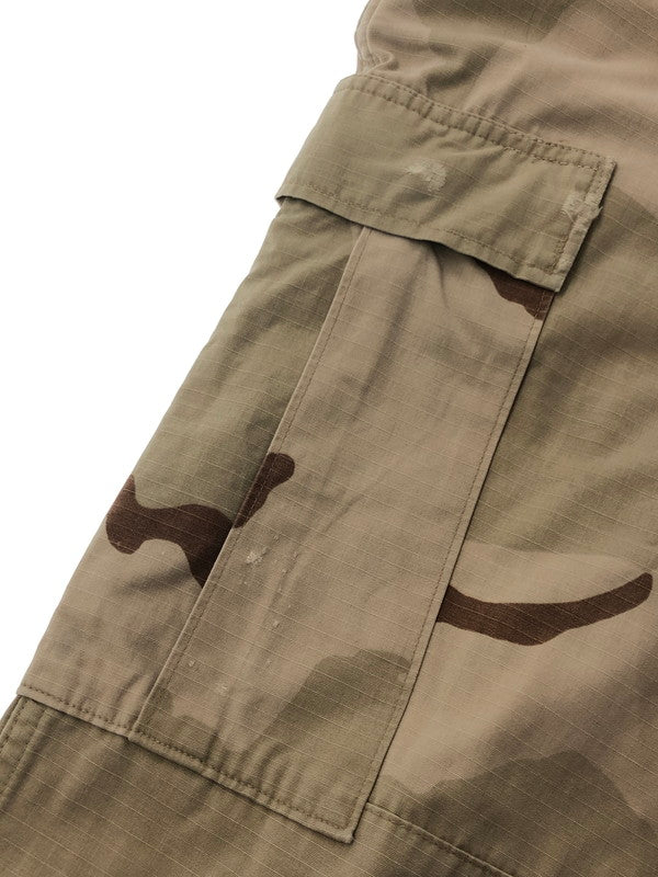 【現状渡し品】【メンズ】 US ARMY アメリカ軍 90's DESERT CAMO CARGO PANTS デザート かも カーゴ パンツ ボトムス 157-260731-rt-05-tagh サイズ：不明 下記参照 カラー：ベージュ系 万代Net店
