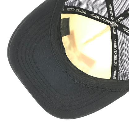 【中古品】【メンズ】 HYSTERIC GLAMOUR ヒステリックグラマー GUITAR GIRL MESH CAP 02233QH05 ギター ガール メッシュキャップ 帽子 185-260802-hi-12-tagh サイズ：F カラー：ブラック 万代Net店